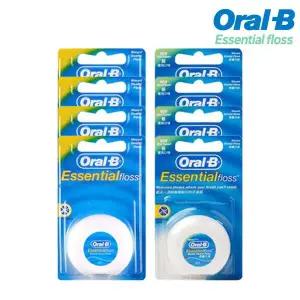 오랄비 치실 왁스 민트 50m x4개