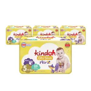 [킨도] 오슬림 에어 팬티 5단계 34매 8팩