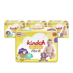 [킨도] 오슬림 에어 팬티 6단계 30매 8팩