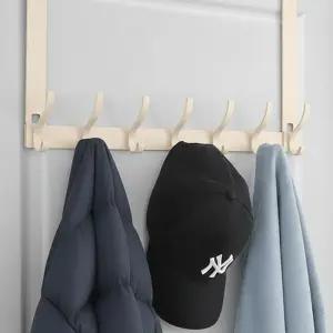 더화이트 무타공 도어행거 (5구/7구) / 도어훅 문걸이 옷걸이