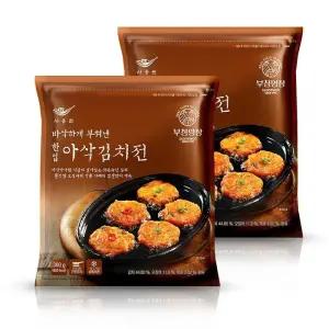 [사옹원] 부침명장 바삭하게 부쳐낸 한입 아삭김치전 300g 2개