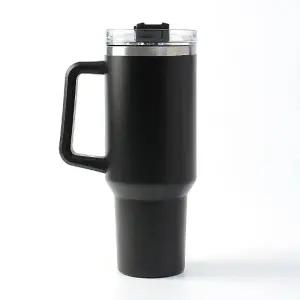 ( )이중진공 보온보냉 블랙 스텐 텀블러 1.2L 스텐텀블러