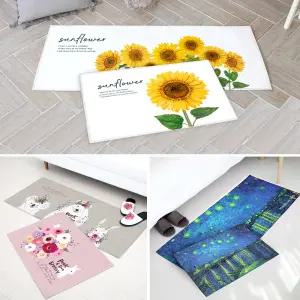 북유럽인테리어 러그/다용도 발매트/주방현관매트/싱크/씽크/화장실발매트