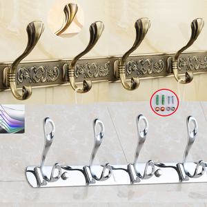 옷걸이 벽걸이후크 벽면행거 다용도걸이 부착형 스텐레스