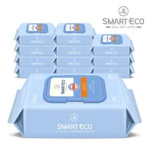 스마트에코 비바체 100매X12팩 캡형 아기물티슈