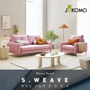 [자코모][헤드레스트 1개 증정]멜랑 스위브 소파 풀세트(3인+1인)