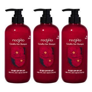 꽃을든남자 레드플로 동백 샴푸 750ml 3개