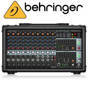 베링거 PMP2000D 2000W 14채널 파워드 믹서 공연용 무대용 오디오 믹서