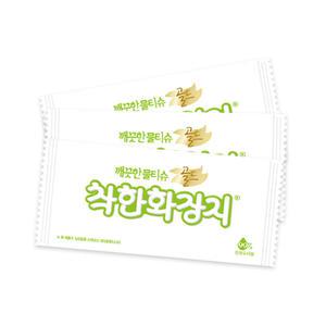 [업소용물티슈] 착한화장지 업소용 착한물티슈 골드 1,000매