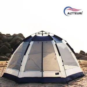 [NS홈쇼핑]블루넷 원터치 텐트 특대형/그늘막텐트/피크닉/돔텐트/팝업텐트/자동텐트/대형텐트/모기장/..