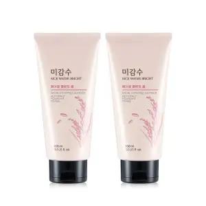 더페이스샵 미감수 브라이트 페이셜 클렌징 폼 300ml 대용량 x 2ea