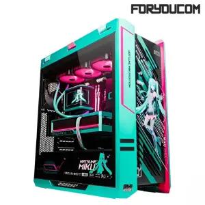 한정 판매 하츠네 미쿠 에디션 9800X3D RTX5080 RAM_32GB SSD_1TB 조립PC 4K 게이밍 컴퓨터 데스크탑 2400