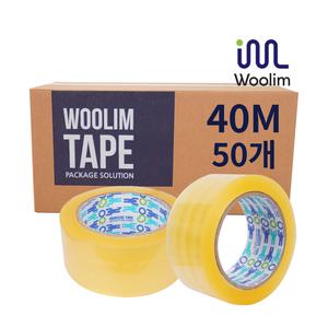 우림 경포장용 박스테이프 40m 50개 L1 투명