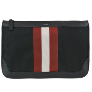 [BALLY] 24SS CAYARD 메탈로고 스트라이프 클러치백 6226286