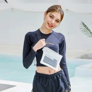 [1개+1개] 디웨이브 워터플레이 모바일 핸드폰 스마트폰 크로스 방수팩 방수 케이스 물놀이 가방 힙색 워터밤 워터파크