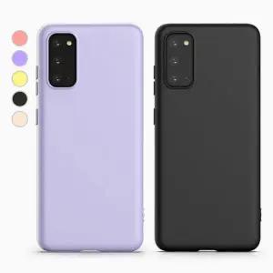 르랑 갤럭시S20 플러스 + 실리콘 케이스 B 범퍼 젤리 슬림핸드폰휴대폰CC01G-21