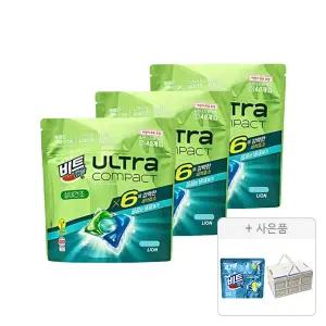 비트 캡슐세제 실내건조 울트라콤팩트 40입, 3개+증정(캡슐세제 5입, 1개+미니폴딩테이블, 1개)