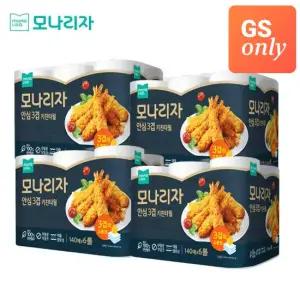 모나리자 키친타올 안심 3겹 천연펄프 140매 6롤 4팩 총24롤