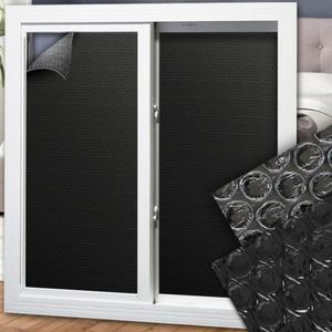 사계절 창문 유리창 사생활보호 암막 검정 뽁뽁이 단열시트지 100cmx2m