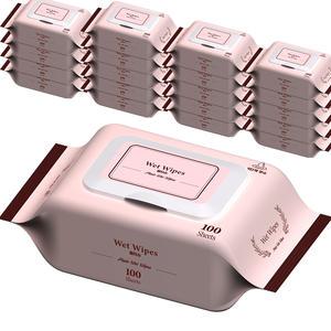 프리미엄 저자극 물티슈 캡형 100매 20팩