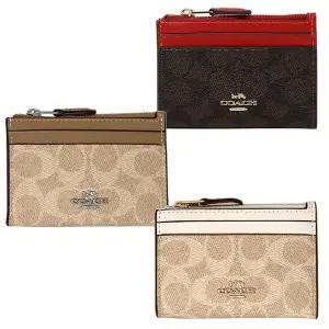 [코치]미니 스키니 카드지갑 CW870 3종 선택