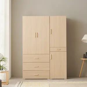 룩코어 모듈 시스템 맞춤형 1300 3단 서랍 투도어 수납 장롱 세트