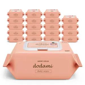 도담이 로즈골드 엠보싱 아기물티슈 캡형 100매 20팩