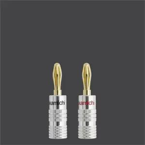 바나나 플러그 적색 흑색 1세트 메탈