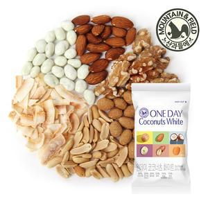 [산과들에] 원데이코코너츠화이트 60봉 / 하루견과 견과류 코코넛칩 요거트건포도