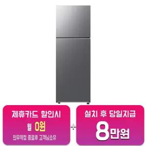 [삼성] 일반형 냉장고 298L (메탈 리파인드이녹스) RT31CG5624S9/60개월약정
