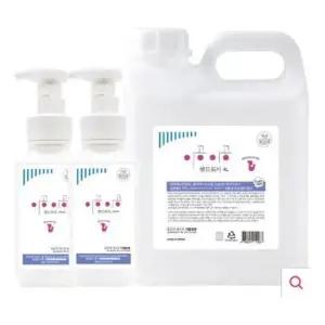 이공베이비파우더향4L500mlx2대용량리필거품형물비누