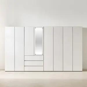 [특가] 트리플 누에보 LPM 키큰장_터치 3200 옷장세트