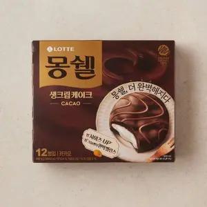 롯데 몽쉘 카카오 12입 408G