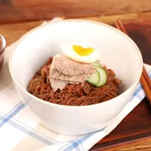 [냉면家]매콤한 메밀 비빔냉면 5인분 (사리160gx5봉+비빔장300g)