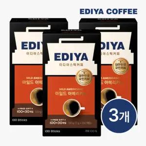 [이디야] 마일드 아메리카노 130T x3(소비기한   2026.08)