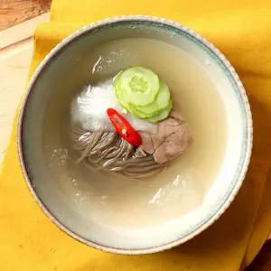 [냉면家] 시원한 메밀 물냉면 8인분 (사리1.28kg+동치미육수340gx8봉)