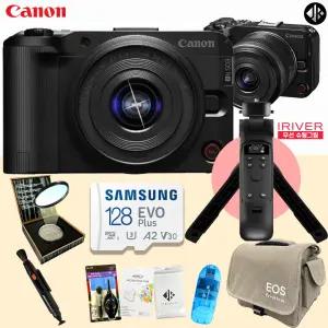 캐논 EOS R50 V 블랙+14-30 KIT + 크리에이터 9종 패키지(아이리버 OLED 무선 슈팅그립 / 128GB)