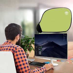 사무실 컴퓨터 햇빛가리개 책상 실내 모니터 눈부심 방지 폴대