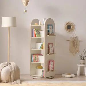 베베코 전면 책꽂이 5단 회전책장 국내제작상품 아이책꽂이 회전수납장 책정리 아이수납장