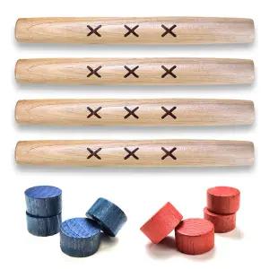 윷놀이 세트 (대형윷)-단품 척사대회 원목 나무 명절 선물 윷세트 전통 민속 놀이