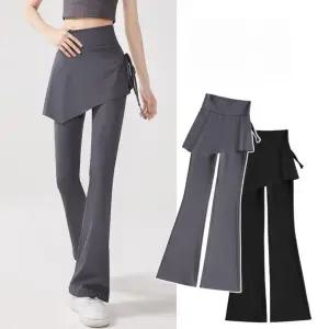 오누하임 샤크 여성용 요가 필라테스 치마일체형 레깅스바지