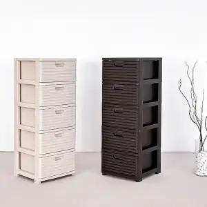 국내제작 튼튼한 홈클로젯 라탄 3단 5단 서랍장 플라스틱 서랍장