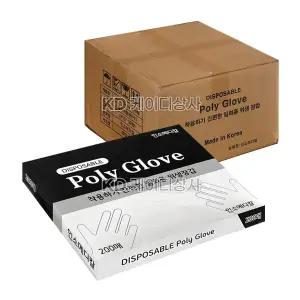 인소 메디칼 국산 폴리 글러브 M 200매x20개 일회용 위생 비닐 다용도 PE 장갑