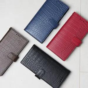 선물추천 천연 소가죽 갤럭시 S25 FE 엣지 울트라 플러스 무이 크로커 다이어리 카드 수납 지갑형 폰케이스