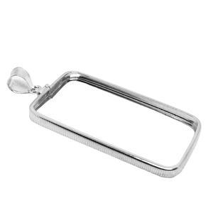 팜프스위스 레이디 포르투나 1온스 실버바를 위한 일반 스털링 실버 베젤 프레임