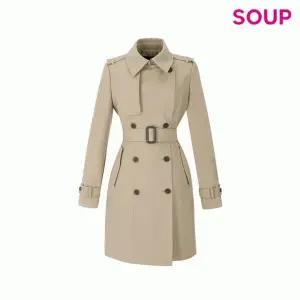 [숲]SOUP 벨티드 클래식 트렌치코트_S SB9BB90