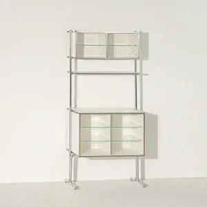 [레트로하우스] 고트 유리 월 캐비닛 (키친형)