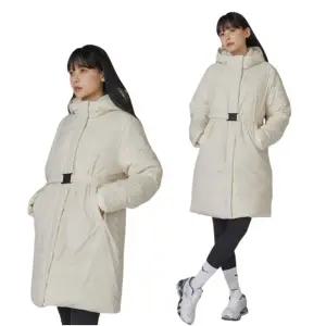 [미즈노](하남점) 24AW 여성 경량 롱다운 쟈켓 보온성이 우수한 전체 다운 충전재 겨울철 패딩 32YE4823...