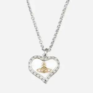 비비안 웨스트우드 5F 63020103 P556 페트라 하트 펜던트 목걸이 실버