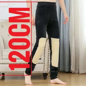 빅사이즈 남자 남성용 긴 플리스 보온 속옷 언더팬츠 큰 키 사람 추가 길이 120cm 겨울 온열 열선 팬츠 190